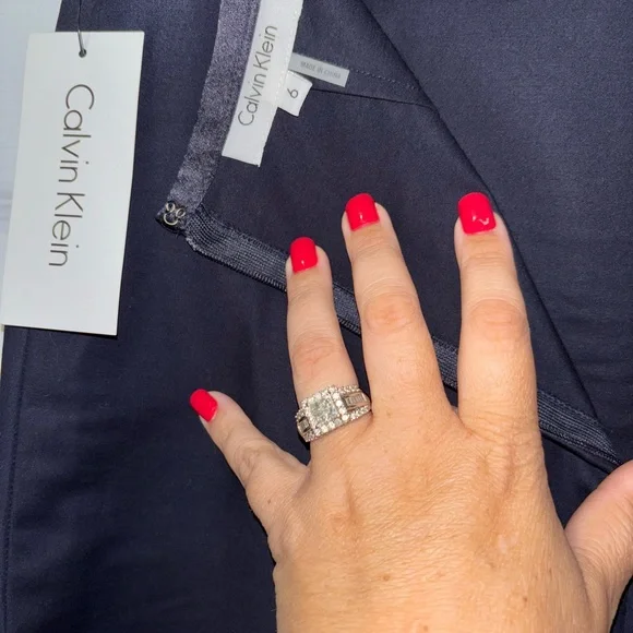 Calvin Klein women's suit, two-piece blazer and skirt SZ 6 - Picture 4 of 10